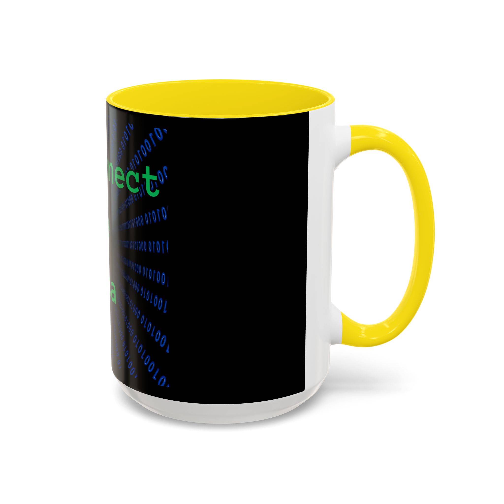 Disconnect the Data Accent Coffee Mug — Tech Humor Binary Design (11/15oz) - Image 54