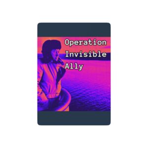 Operation Invisible Ally Poker Playing Cards — Retro Vaporwave Designer Deck
