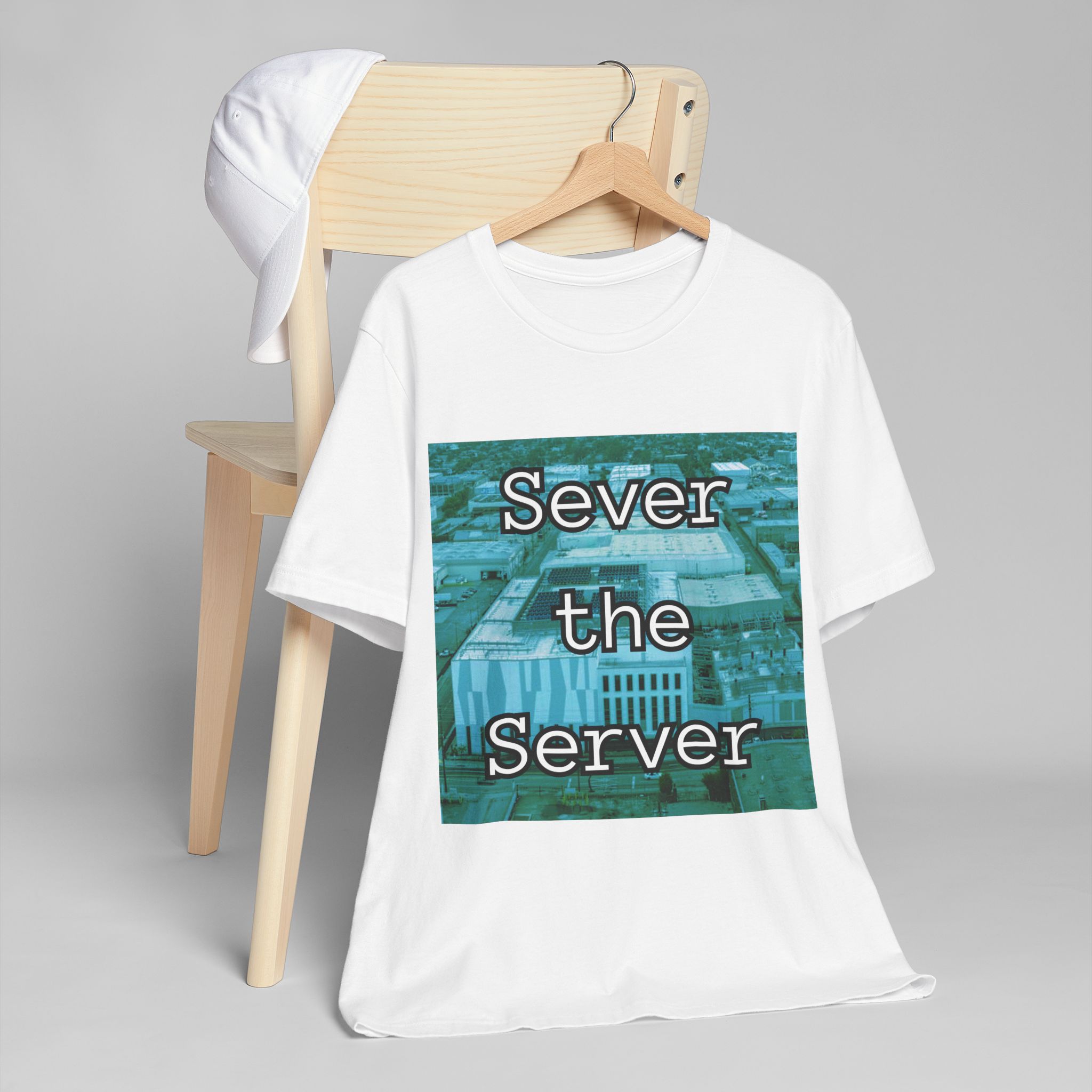 Sever the Server T-Shirt | Retro Data Center Graphic - Image 3