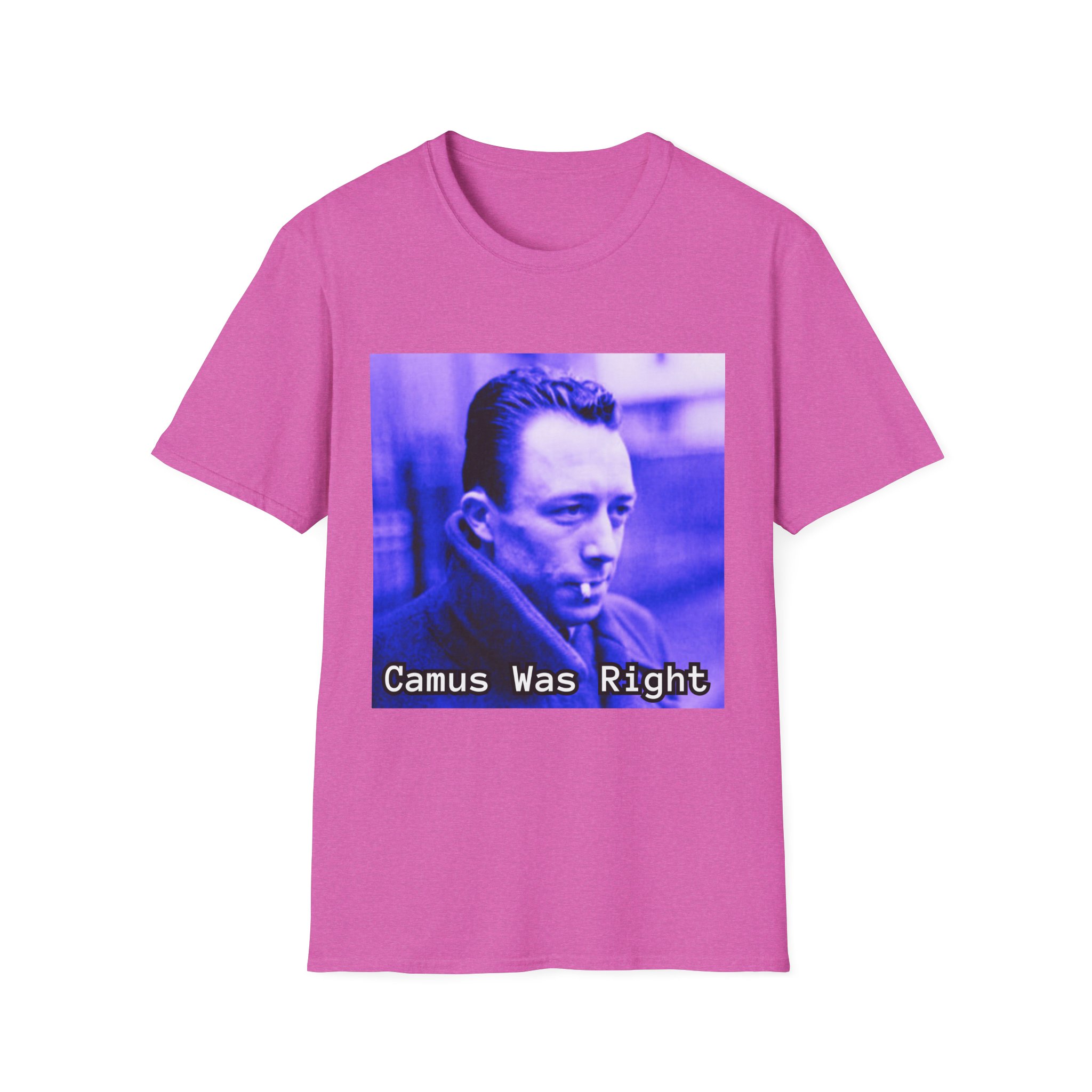Camus Was Right T-Shirt — Existential Philosopher Graphic Tee - Image 49