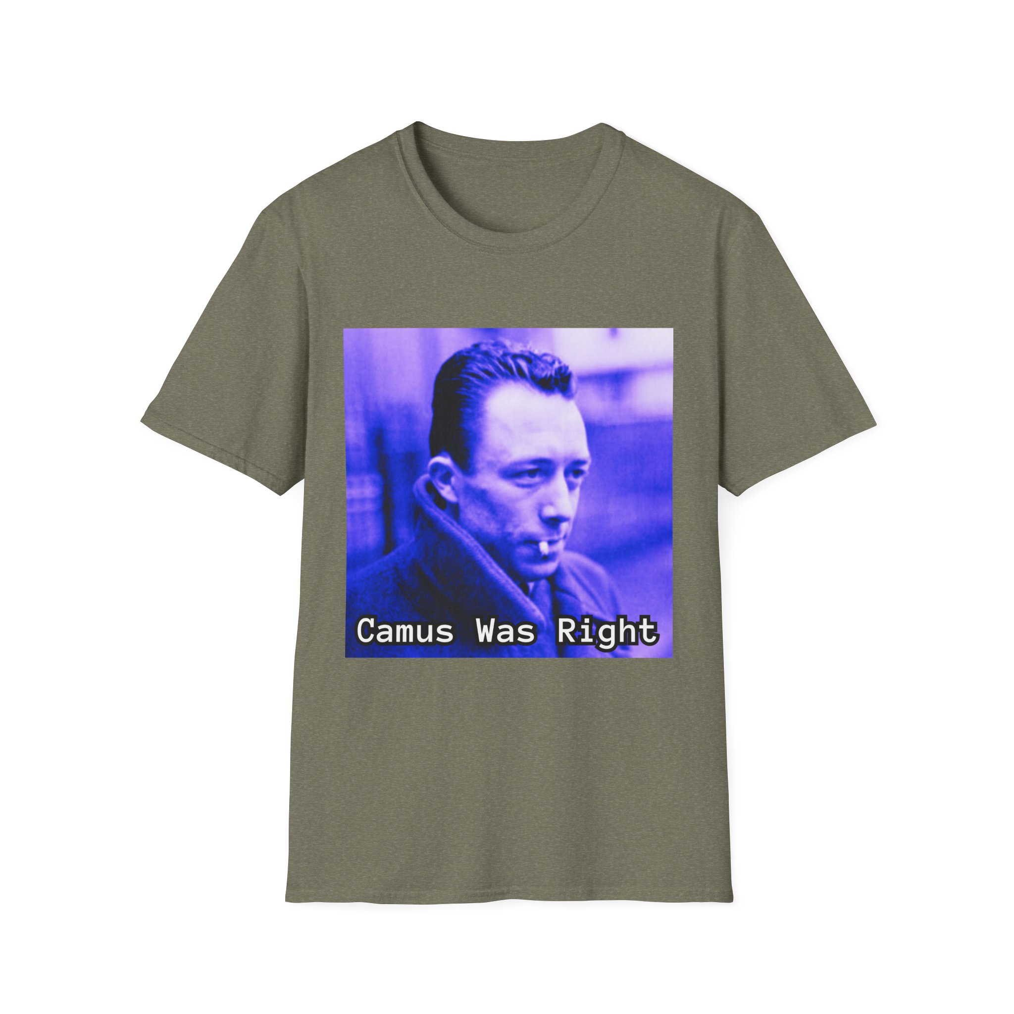 Camus Was Right T-Shirt — Existential Philosopher Graphic Tee - Image 9