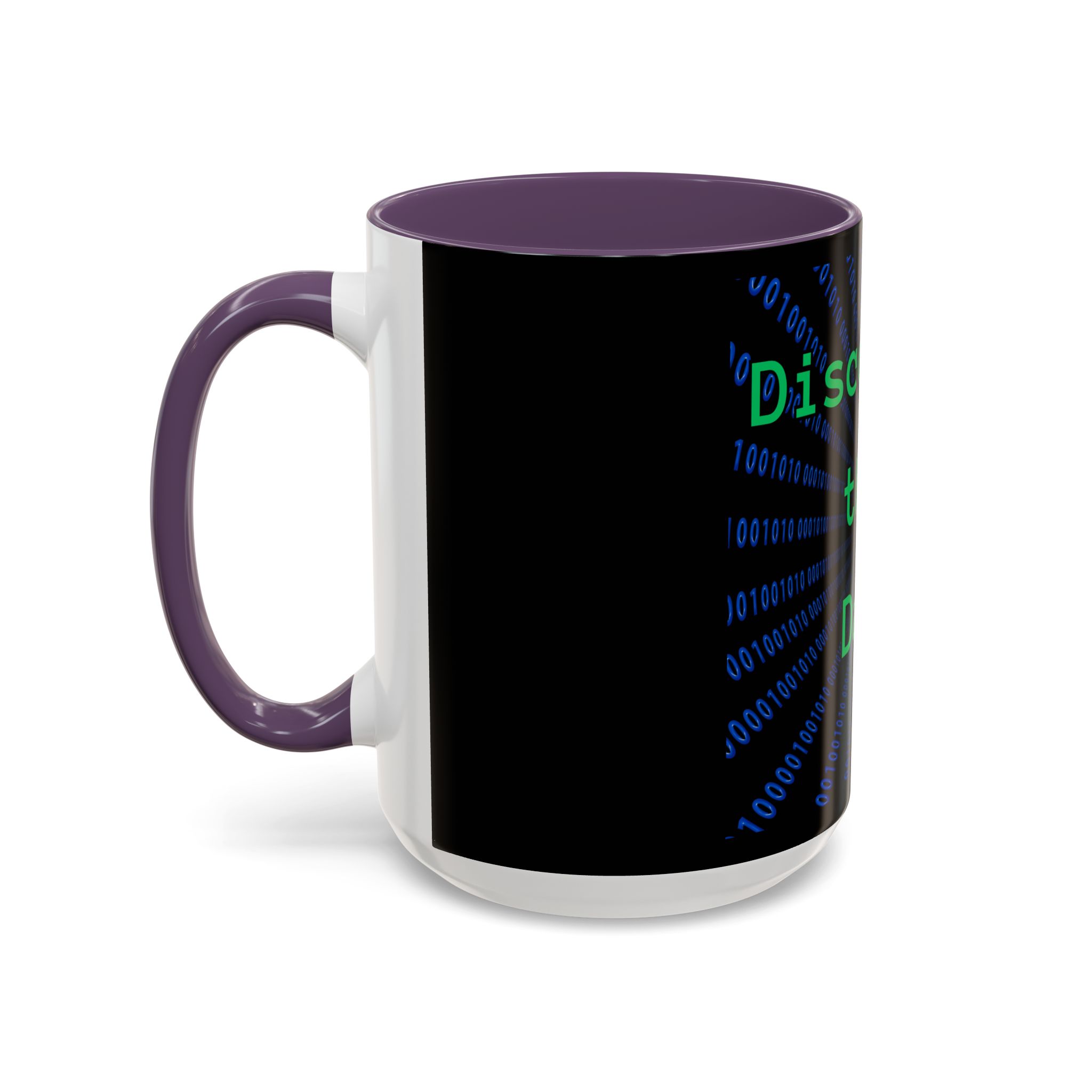 Disconnect the Data Accent Coffee Mug — Tech Humor Binary Design (11/15oz) - Image 67