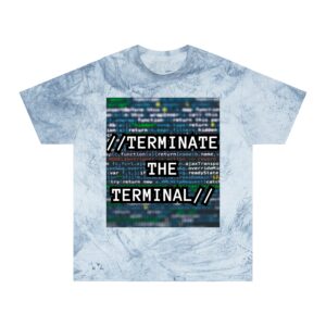 Terminate the Terminal T-Shirt | Code Retro Computer Tee