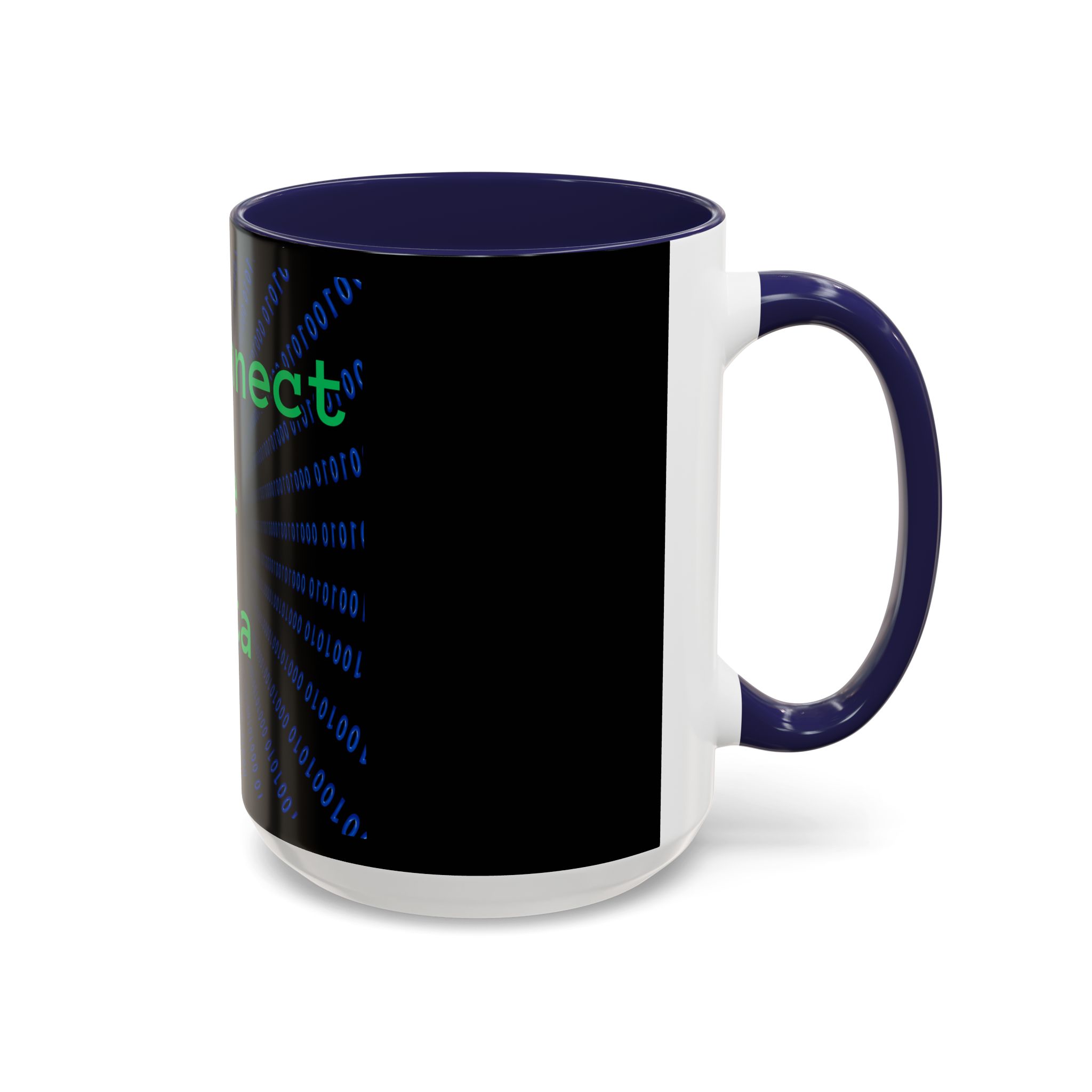 Disconnect the Data Accent Coffee Mug — Tech Humor Binary Design (11/15oz) - Image 22