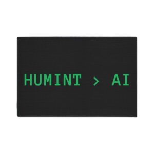 Floor Mat — HUMINT > AI Military Intelligence Doormat