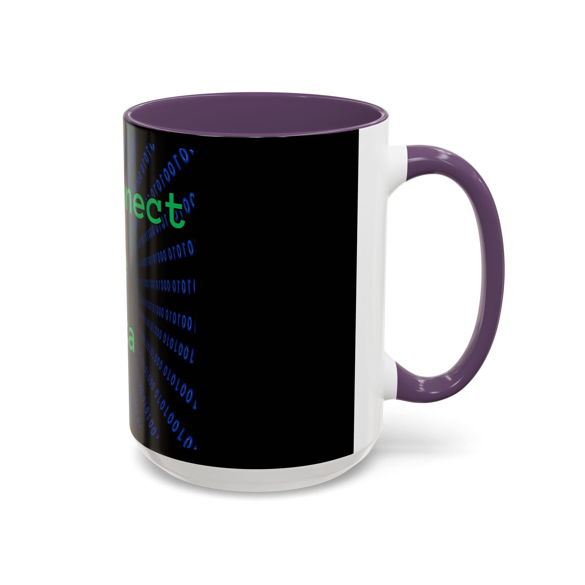 Disconnect the Data Accent Coffee Mug — Tech Humor Binary Design (11/15oz) - Image 66