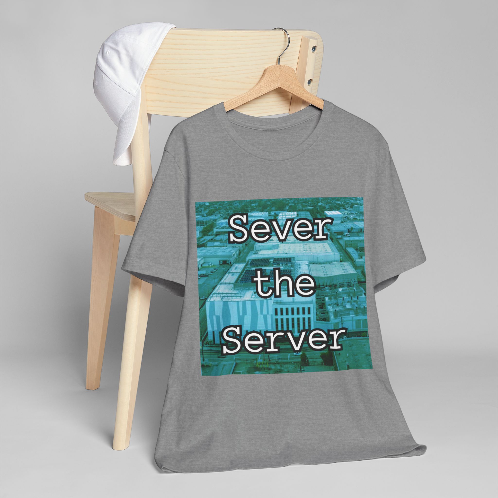 Sever the Server T-Shirt | Retro Data Center Graphic - Image 7