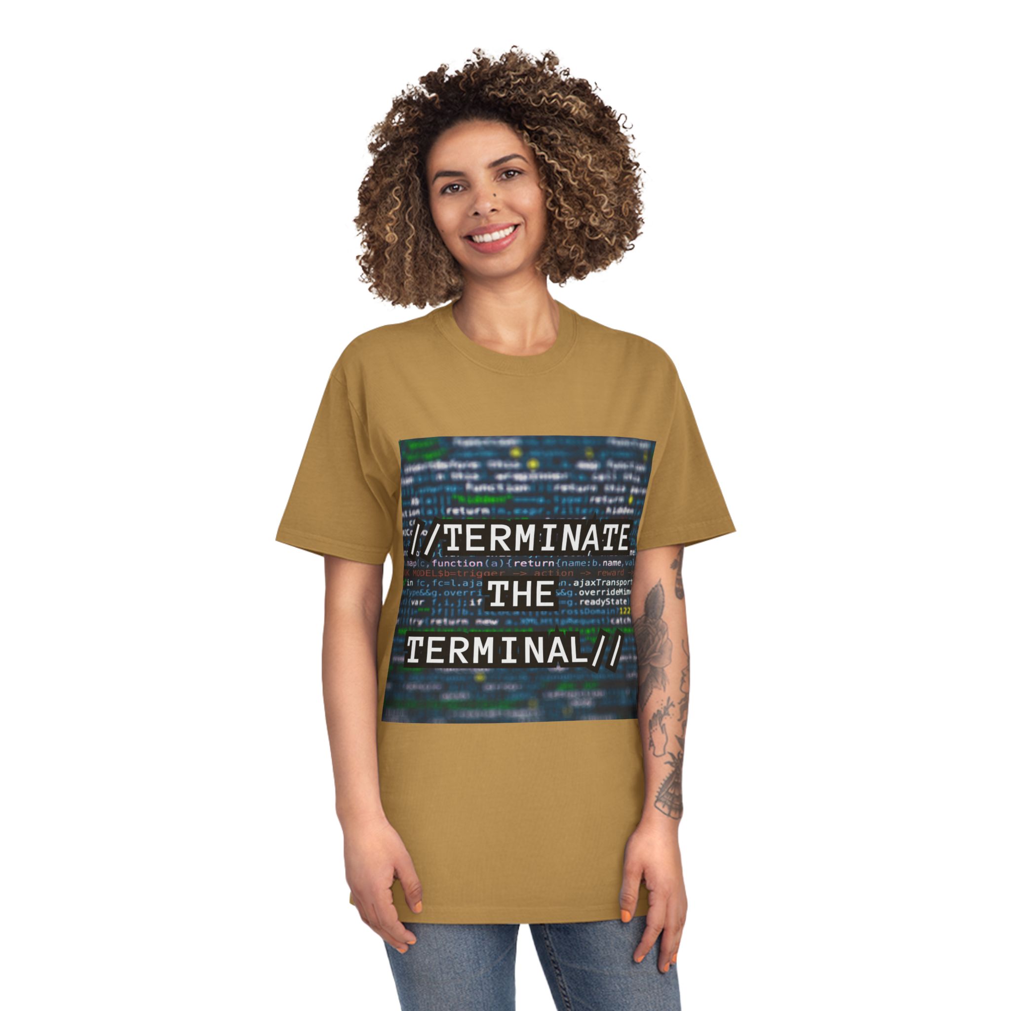 Terminate the Terminal Shirt | Code Glitch Computer Programming Tee - Image 7