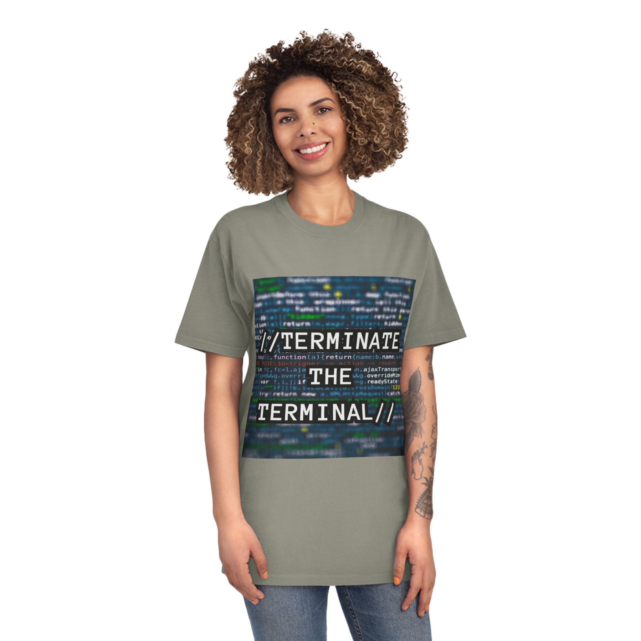 Terminate the Terminal Shirt | Code Glitch Computer Programming Tee - Image 11
