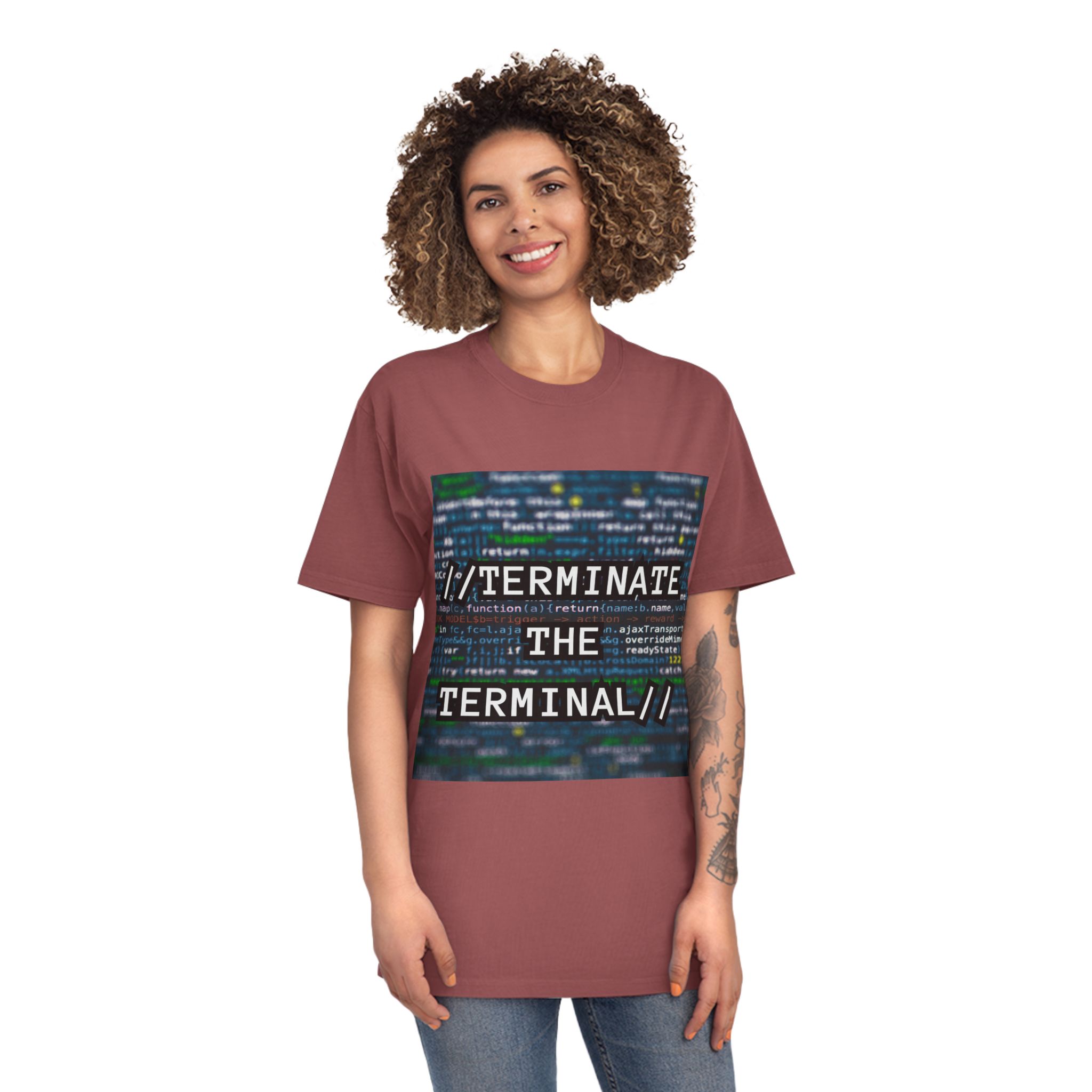 Terminate the Terminal Shirt | Code Glitch Computer Programming Tee - Image 35