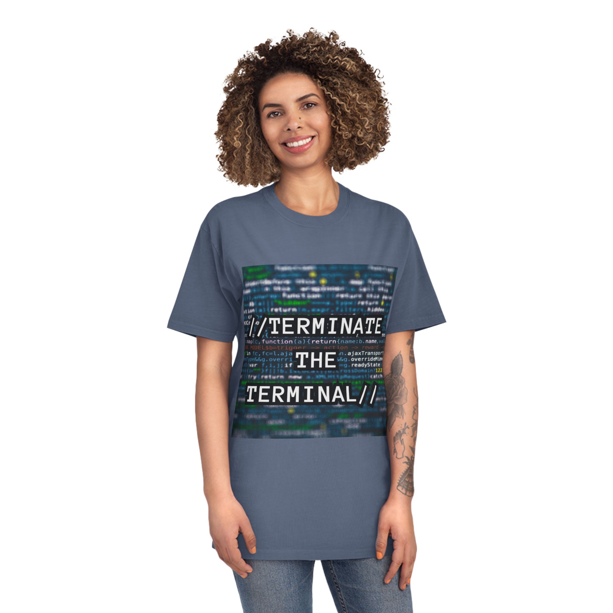 Terminate the Terminal Shirt | Code Glitch Computer Programming Tee - Image 23