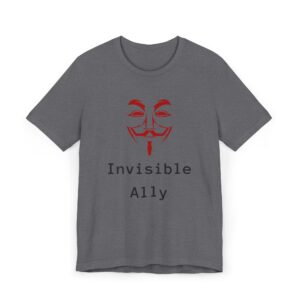 Invisible Ally T-Shirt — Guy Fawkes Mask Graphic Tee