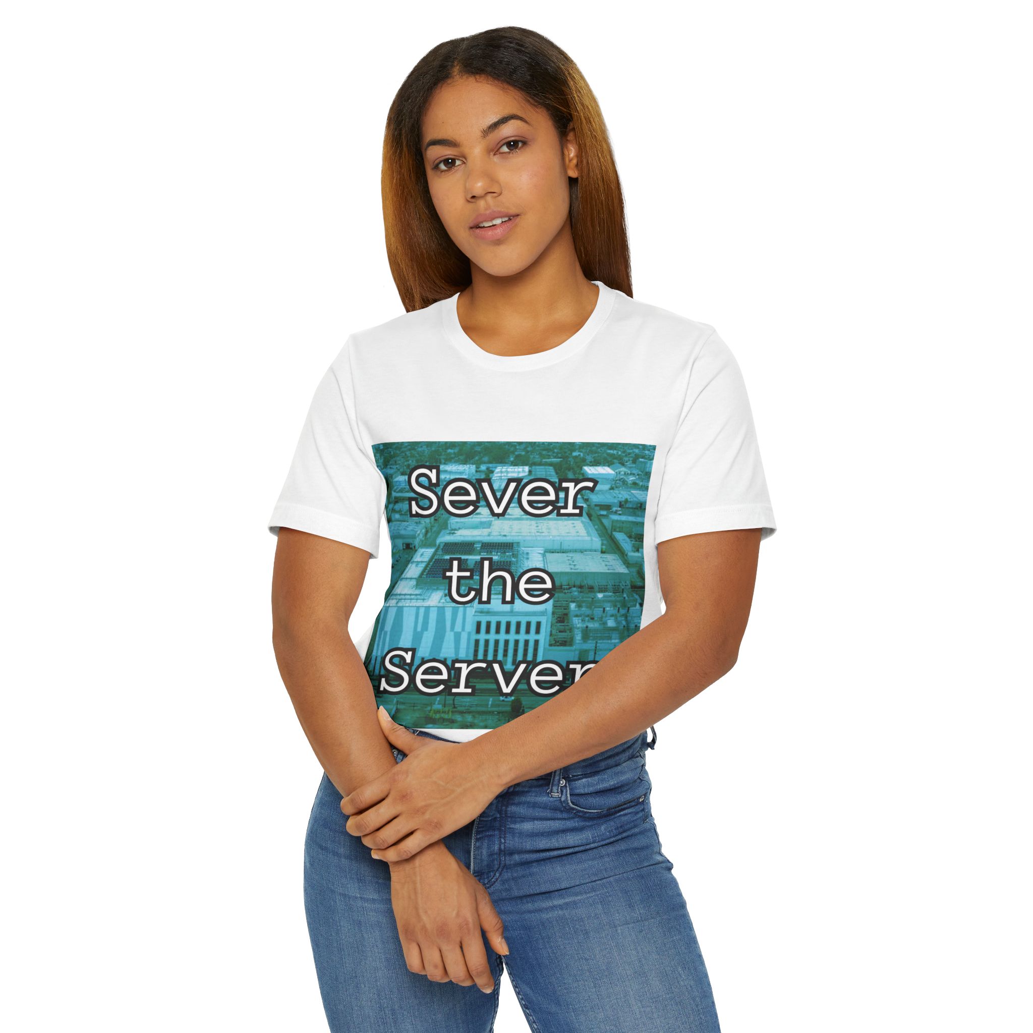 Sever the Server T-Shirt | Retro Data Center Graphic - Image 4