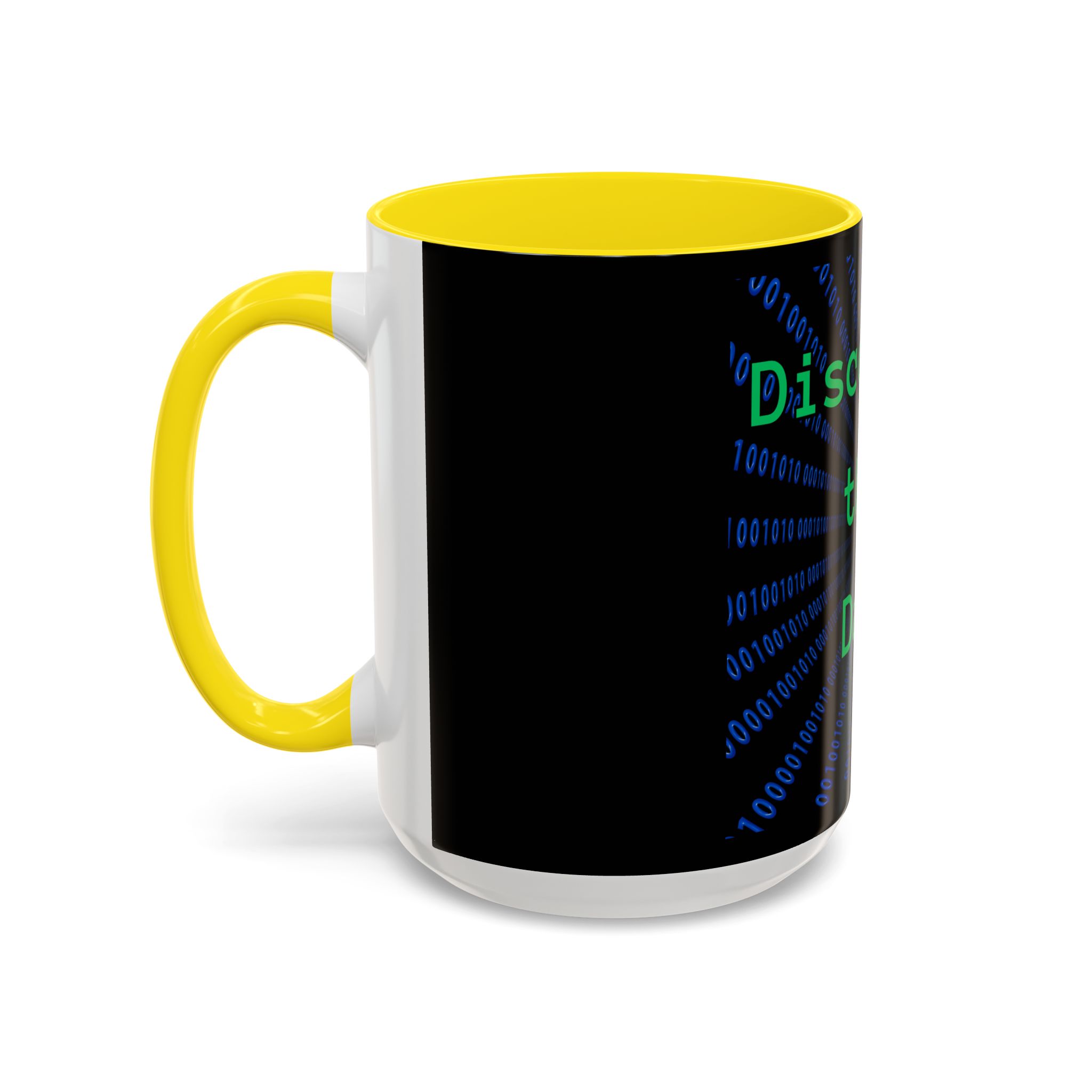 Disconnect the Data Accent Coffee Mug — Tech Humor Binary Design (11/15oz) - Image 55