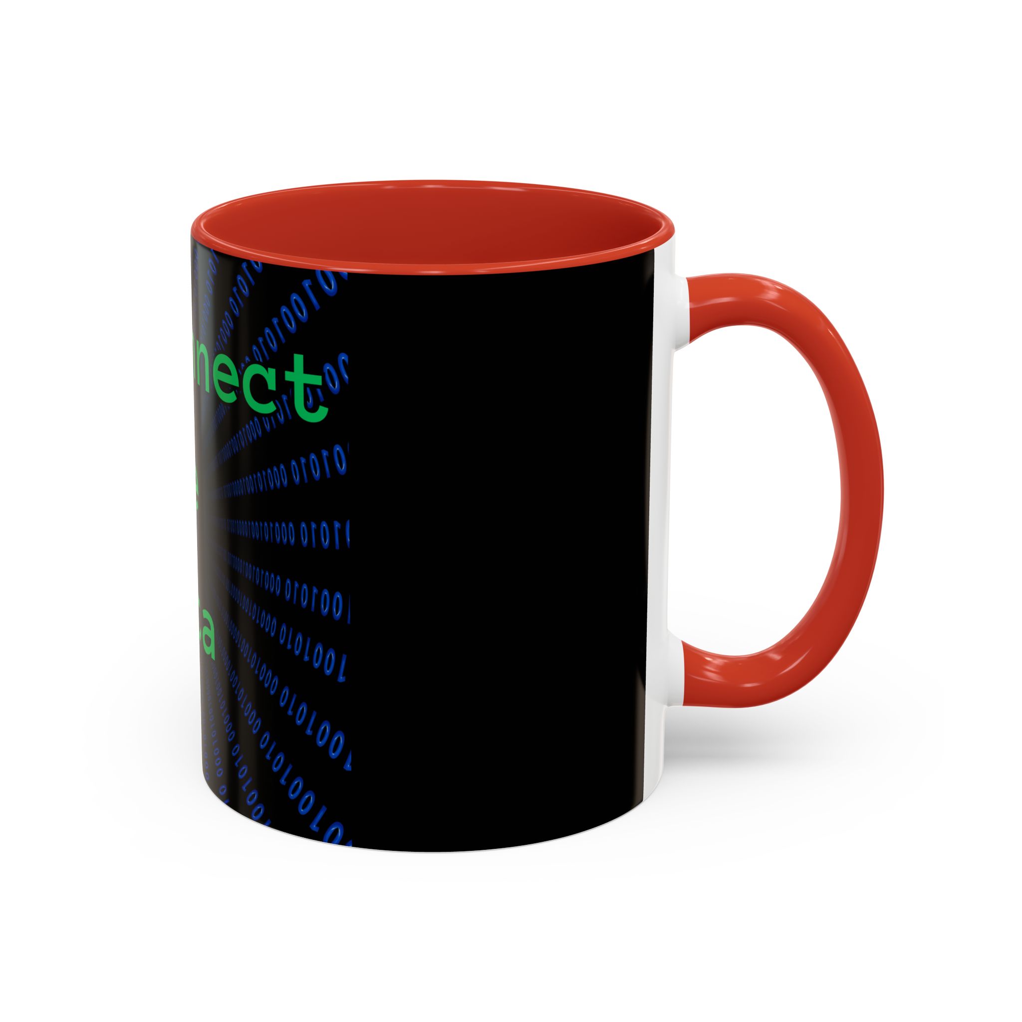 Disconnect the Data Accent Coffee Mug — Tech Humor Binary Design (11/15oz) - Image 14