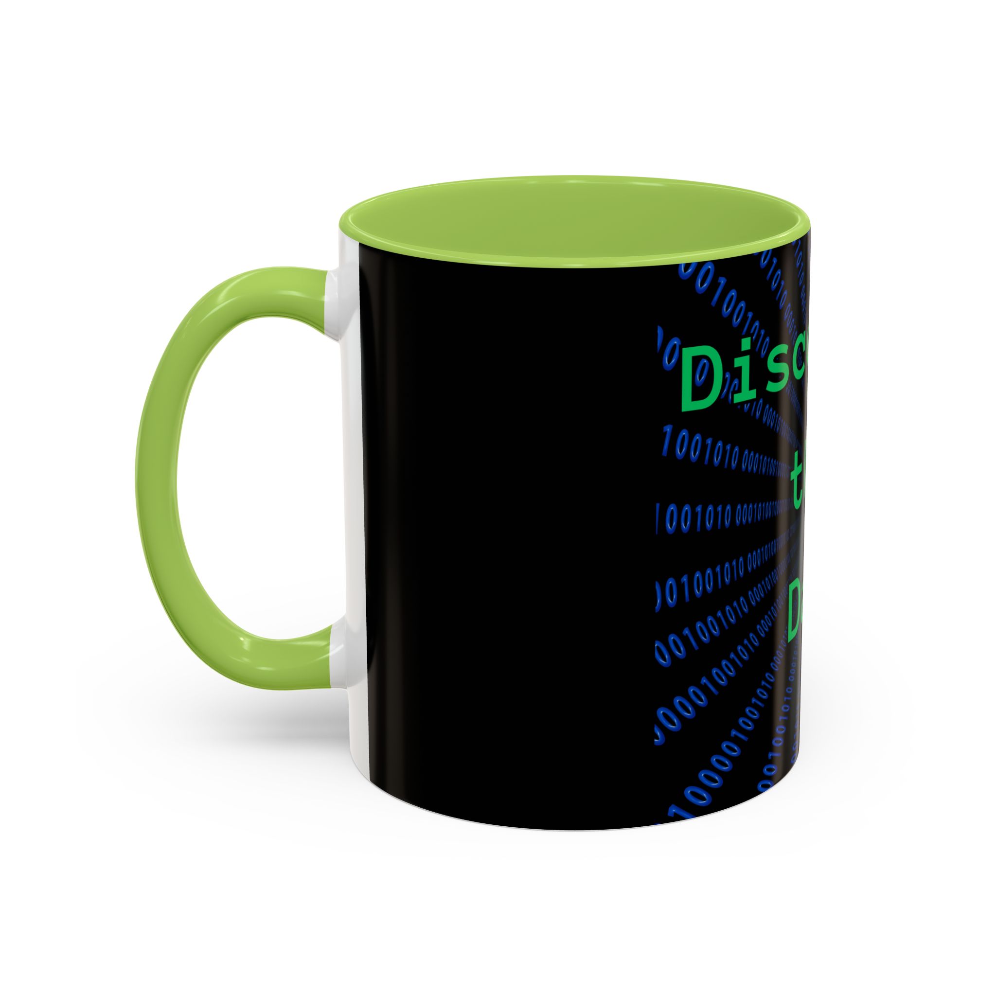 Disconnect the Data Accent Coffee Mug — Tech Humor Binary Design (11/15oz) - Image 59