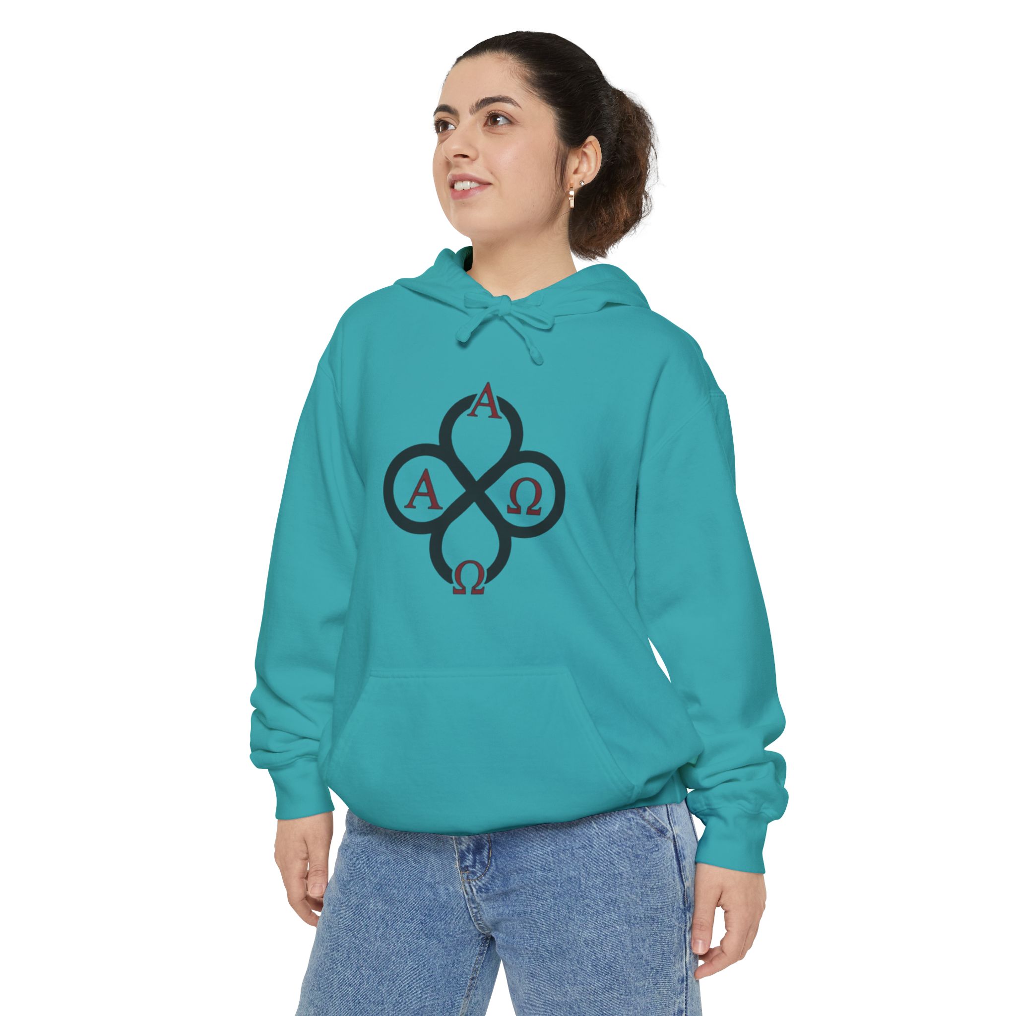 Alpha Omega Infinity Hoodie — Christian Symbol Pullover - Image 3