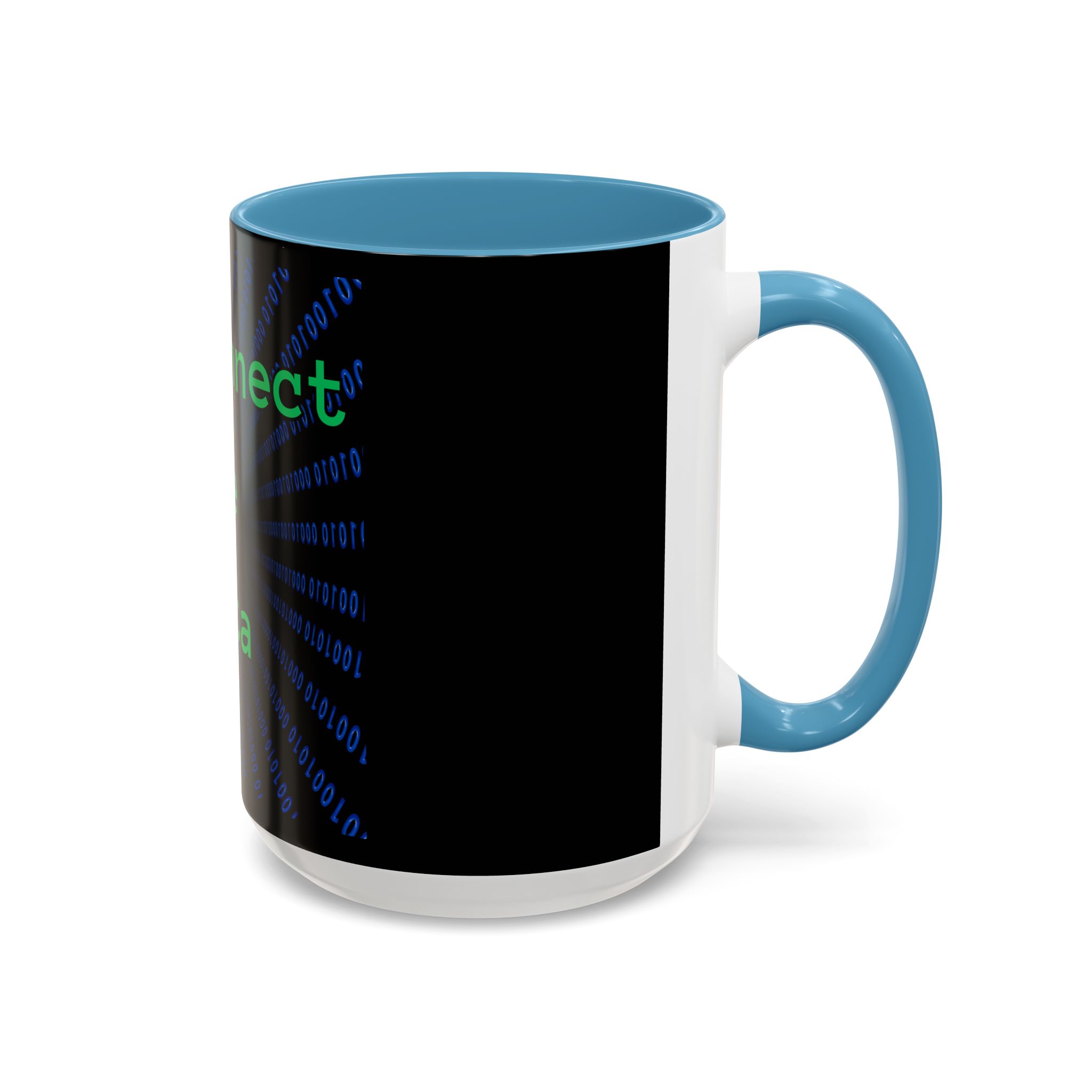 Disconnect the Data Accent Coffee Mug — Tech Humor Binary Design (11/15oz) - Image 38