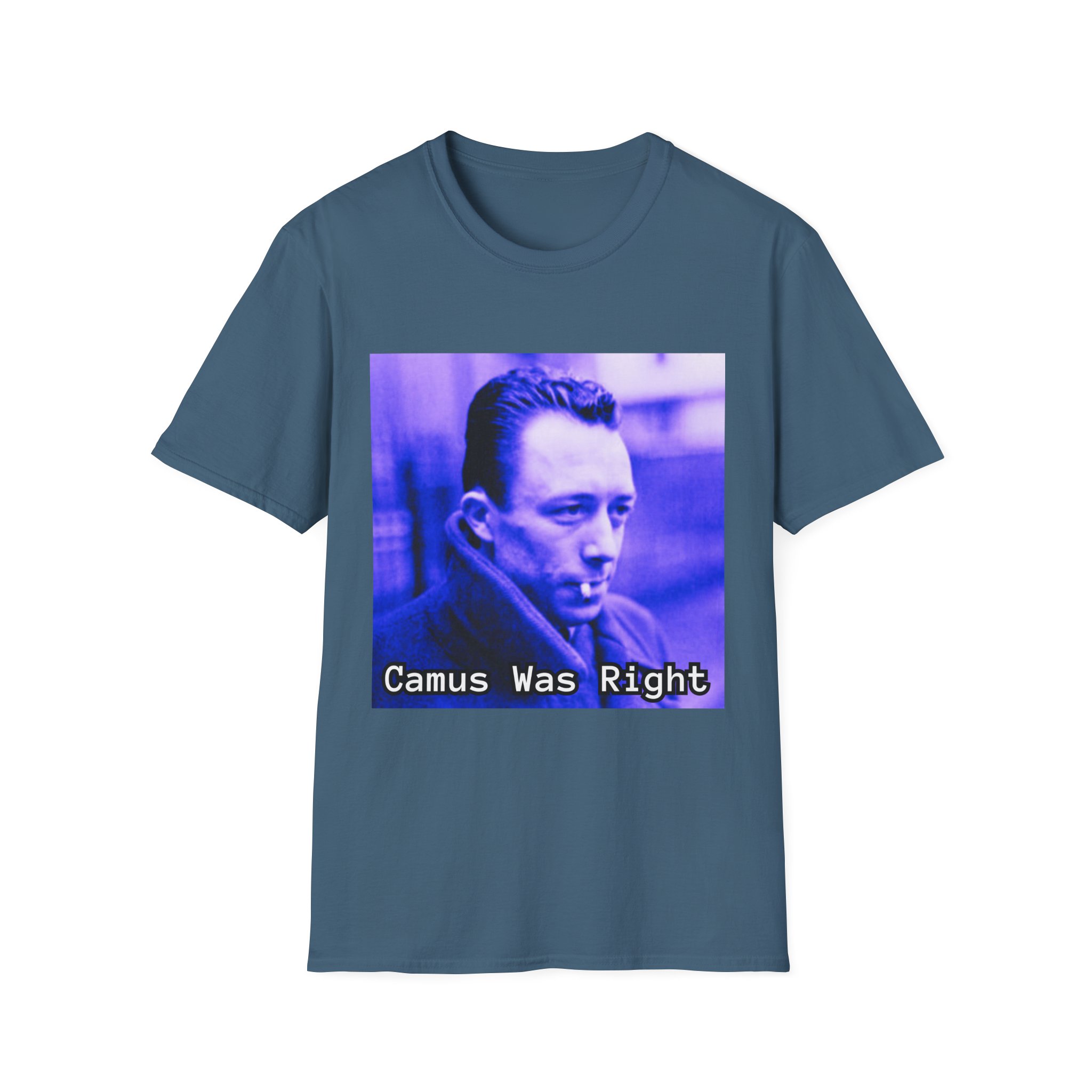 Camus Was Right T-Shirt — Existential Philosopher Graphic Tee - Image 21