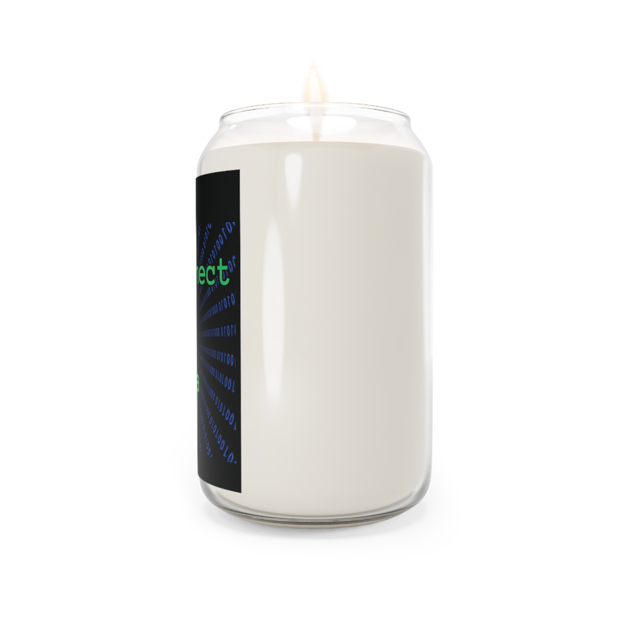 Disconnect the Data Soy Candle — 13.75oz Scented Jar Candle - Image 6