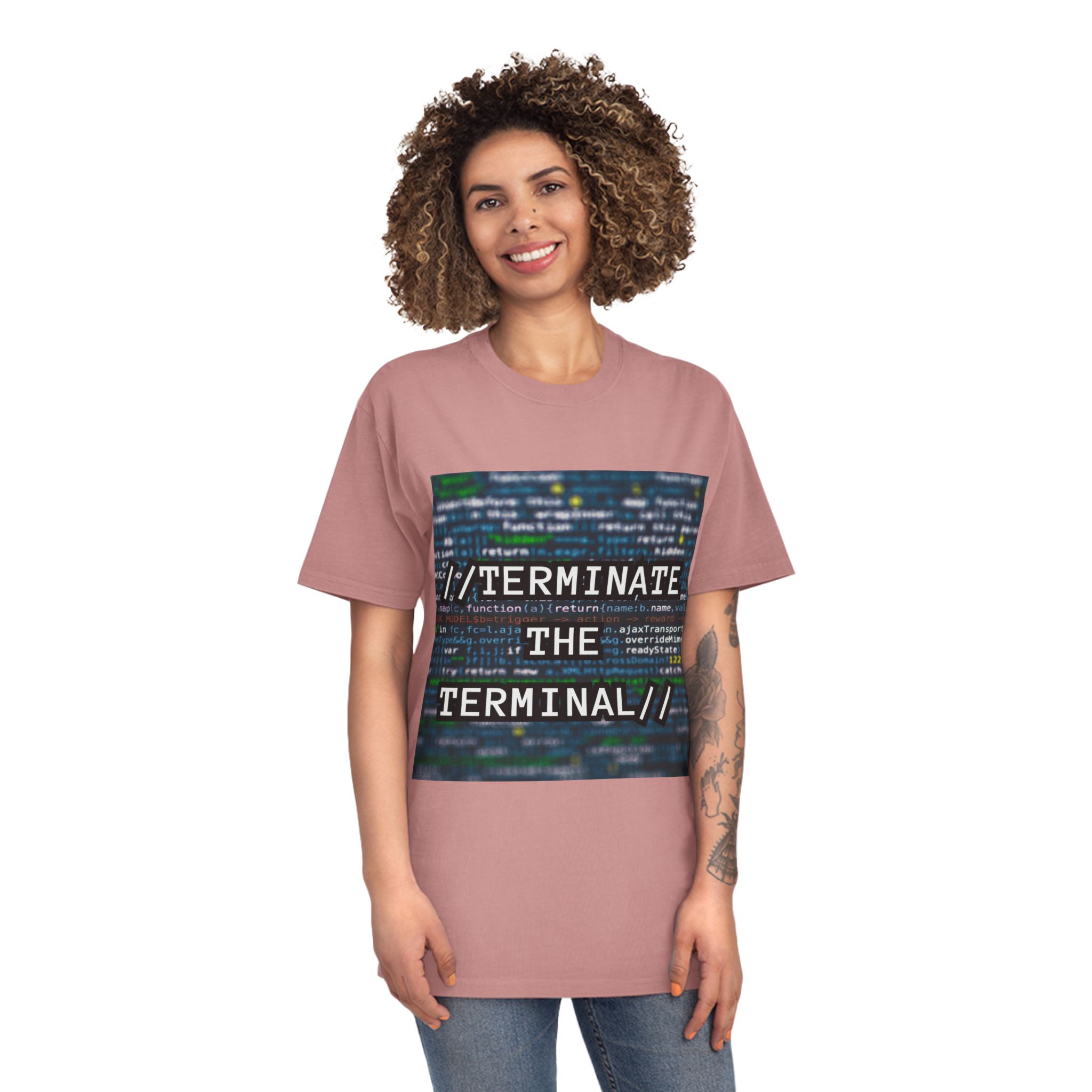 Terminate the Terminal Shirt | Code Glitch Computer Programming Tee - Image 3
