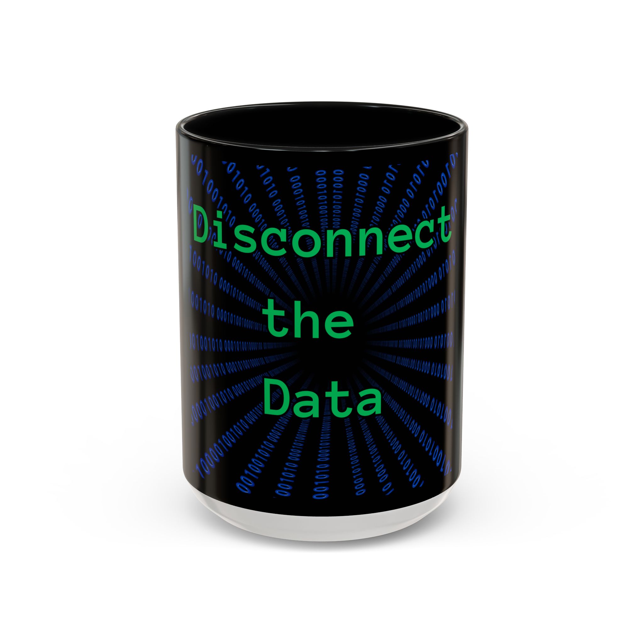 Disconnect the Data Accent Coffee Mug — Tech Humor Binary Design (11/15oz) - Image 17