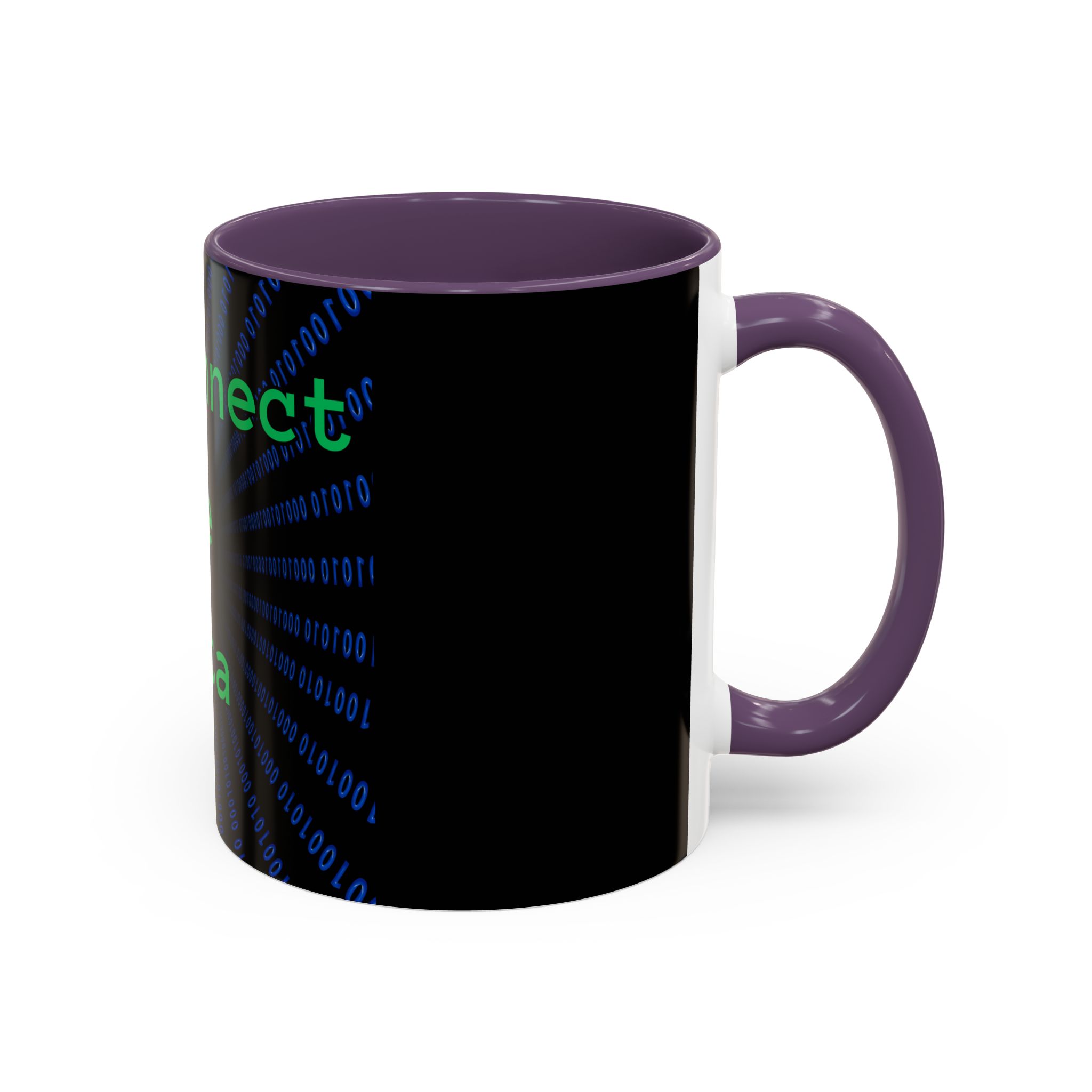 Disconnect the Data Accent Coffee Mug — Tech Humor Binary Design (11/15oz) - Image 62