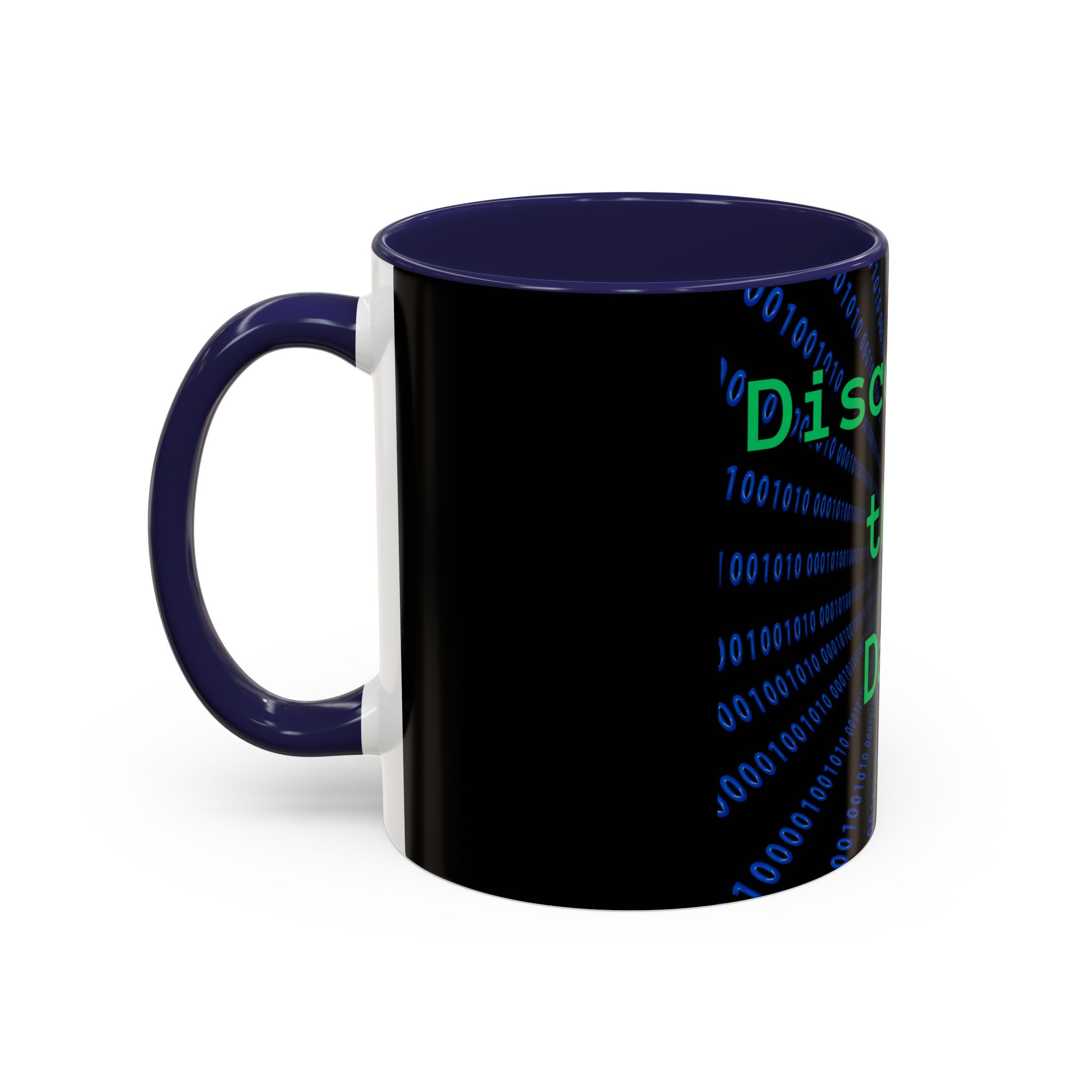 Disconnect the Data Accent Coffee Mug — Tech Humor Binary Design (11/15oz) - Image 7