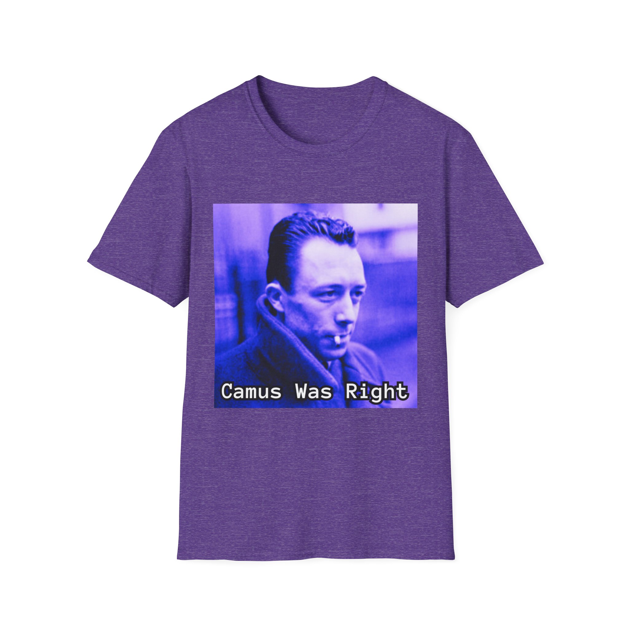 Camus Was Right T-Shirt — Existential Philosopher Graphic Tee - Image 45