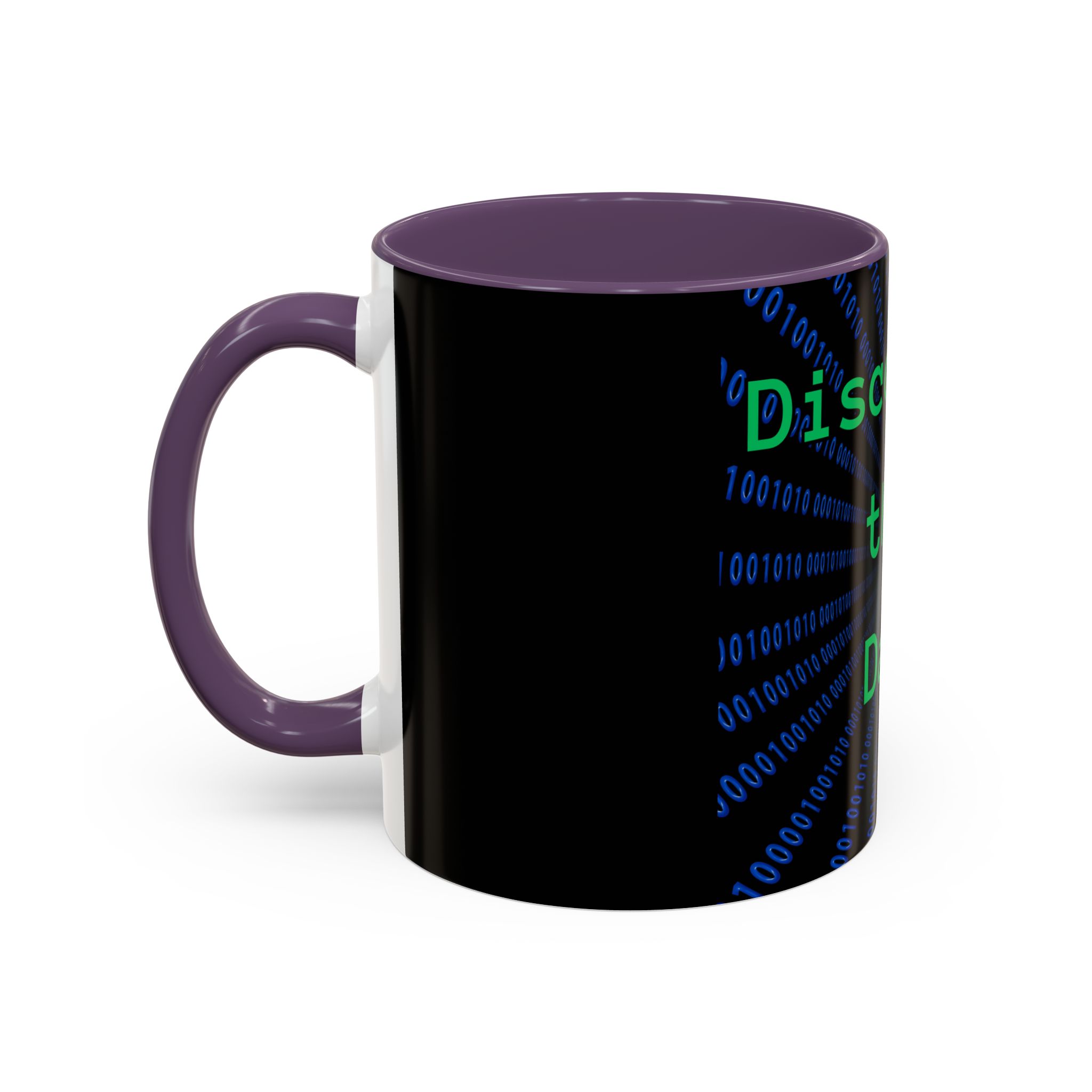 Disconnect the Data Accent Coffee Mug — Tech Humor Binary Design (11/15oz) - Image 63