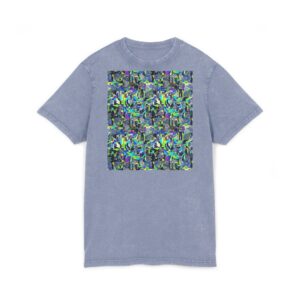 Acid Washed Round Neck Tee