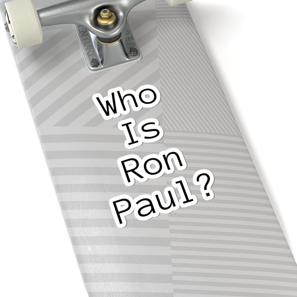 Who Is Ron Paul? Kiss-Cut Sticker — Minimalist Political Laptop Decal - Image 8