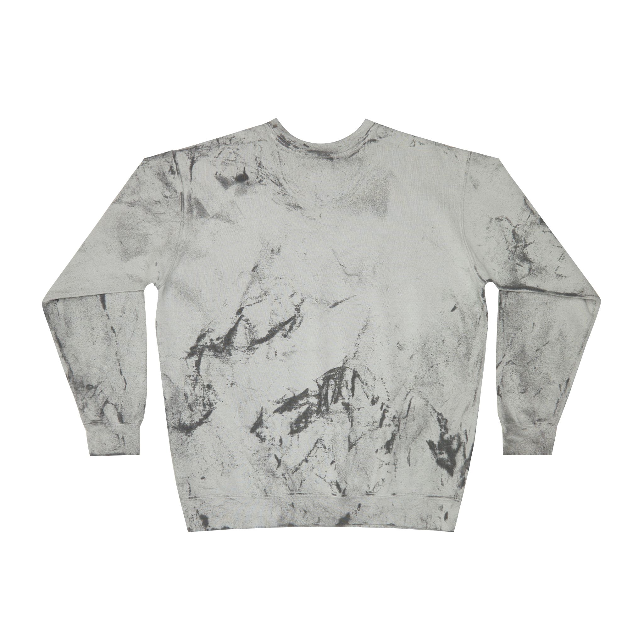 Marbled Abstract Crewneck Sweatshirt - Image 2
