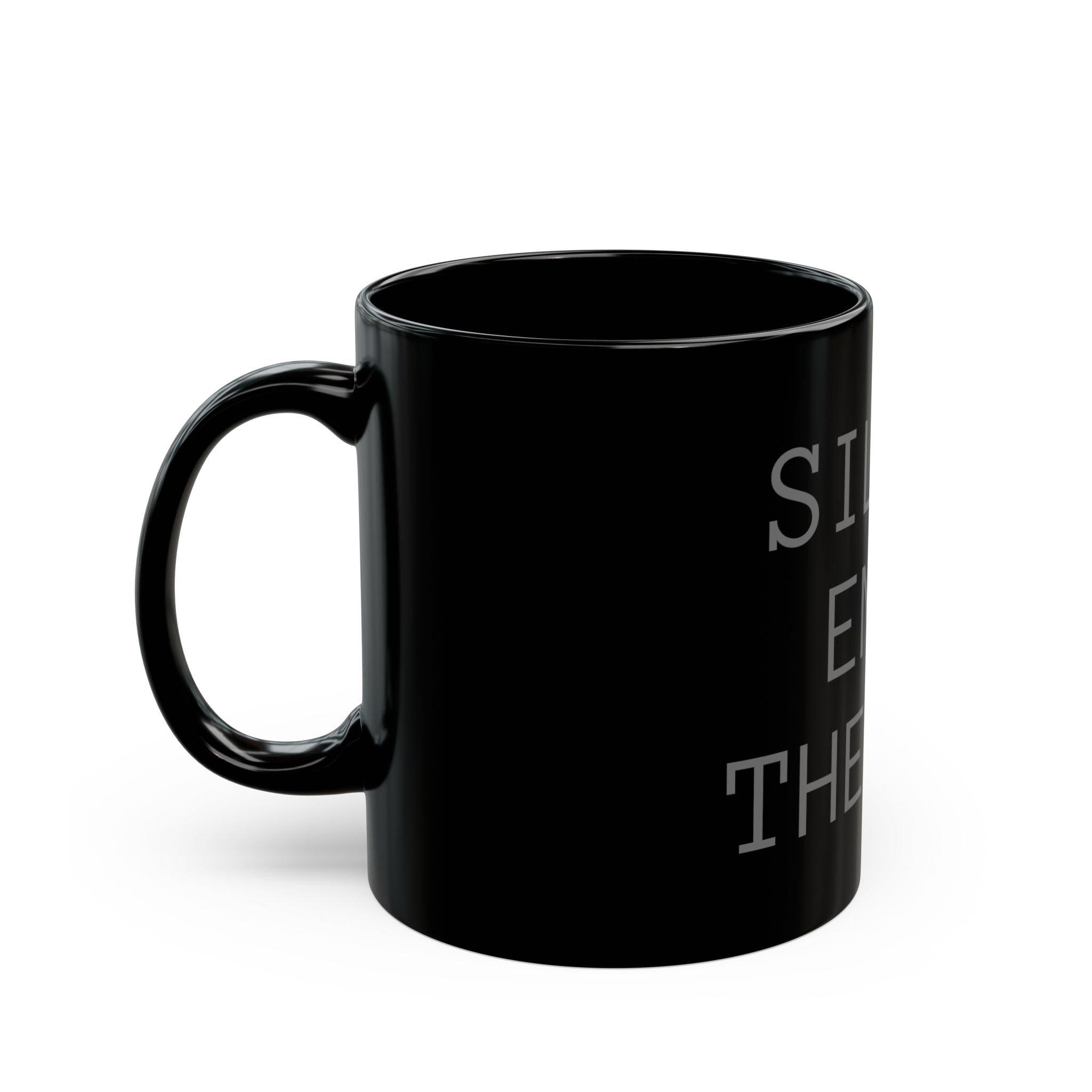 Black Mug — "Silver Ends the Fed" Minimalist Political Coffee Cup - Image 3