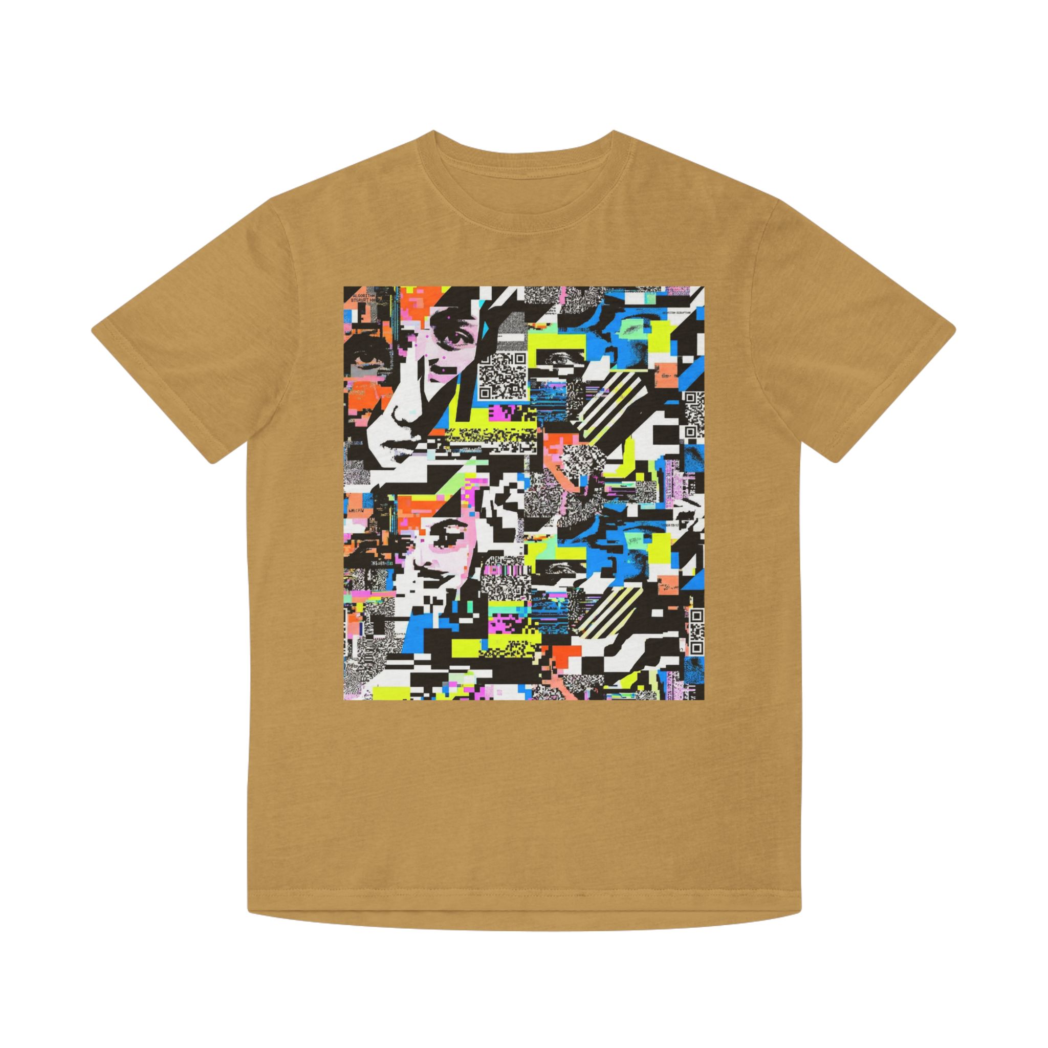 Graphic Tee — Retro Glitch Collage Art Shirt - Image 6