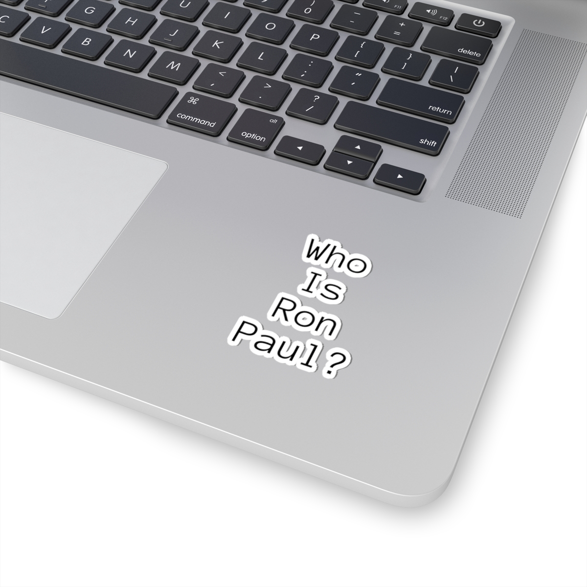 Who Is Ron Paul? Kiss-Cut Sticker — Minimalist Political Laptop Decal - Image 11