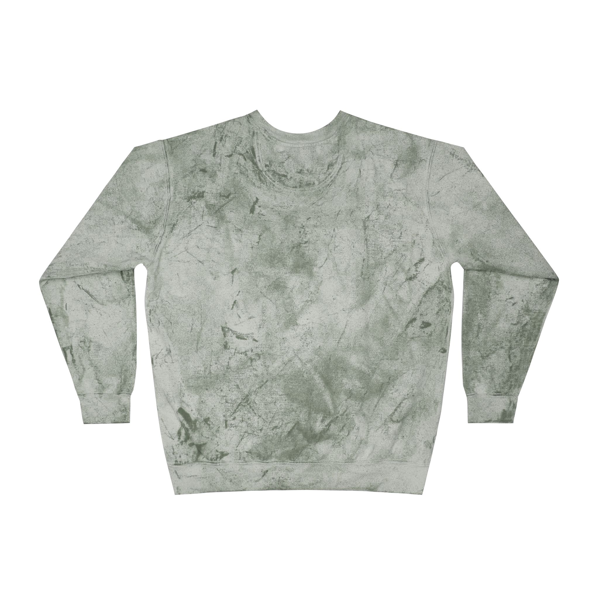 Marbled Abstract Crewneck Sweatshirt - Image 10