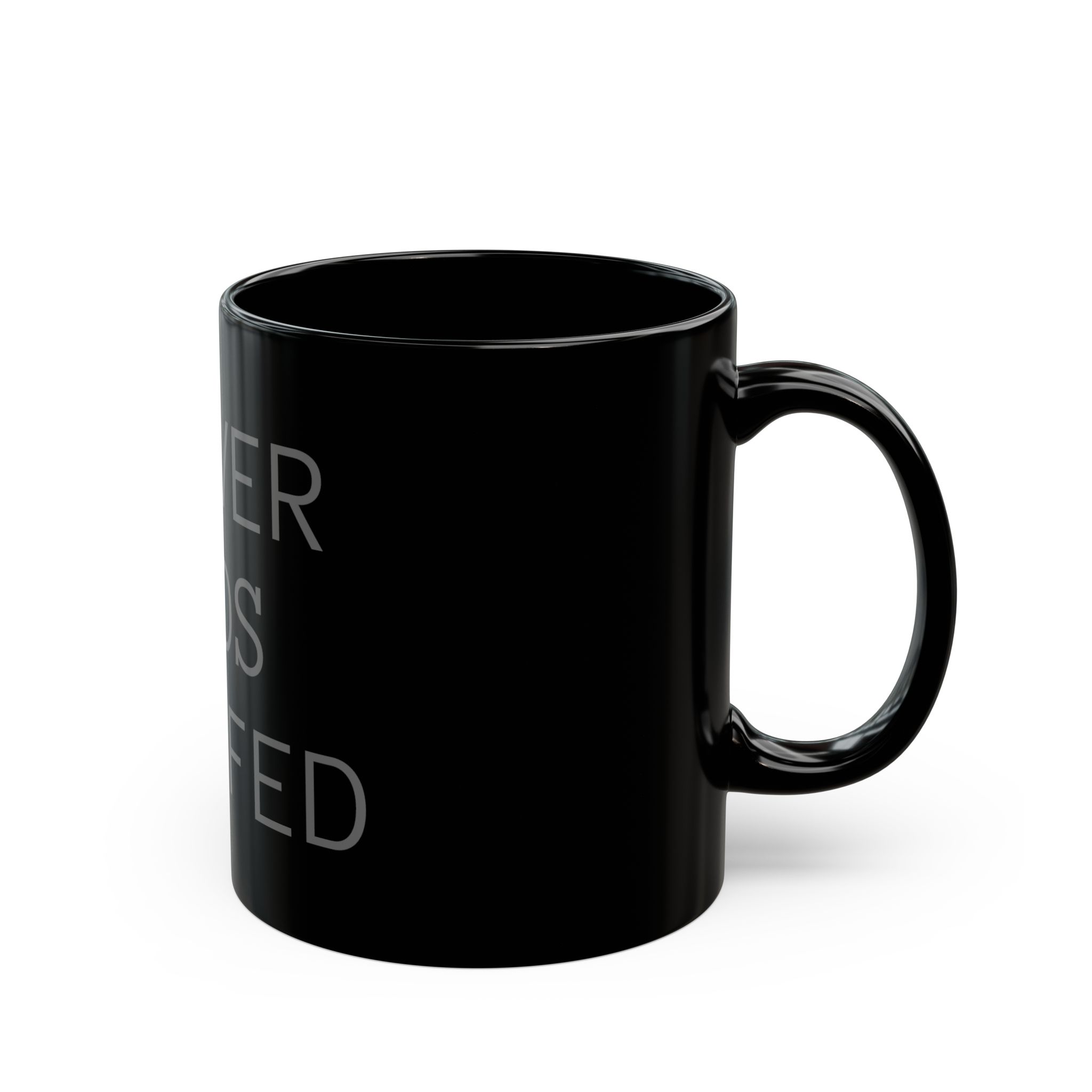 Black Mug — "Silver Ends the Fed" Minimalist Political Coffee Cup - Image 2