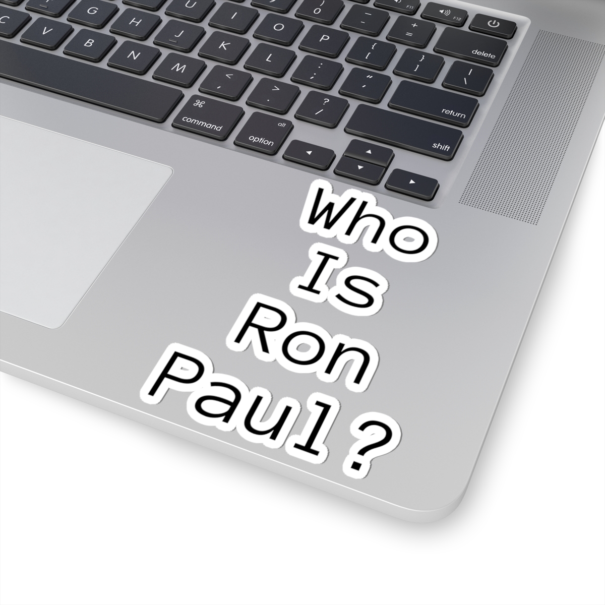 Who Is Ron Paul? Kiss-Cut Sticker — Minimalist Political Laptop Decal - Image 5