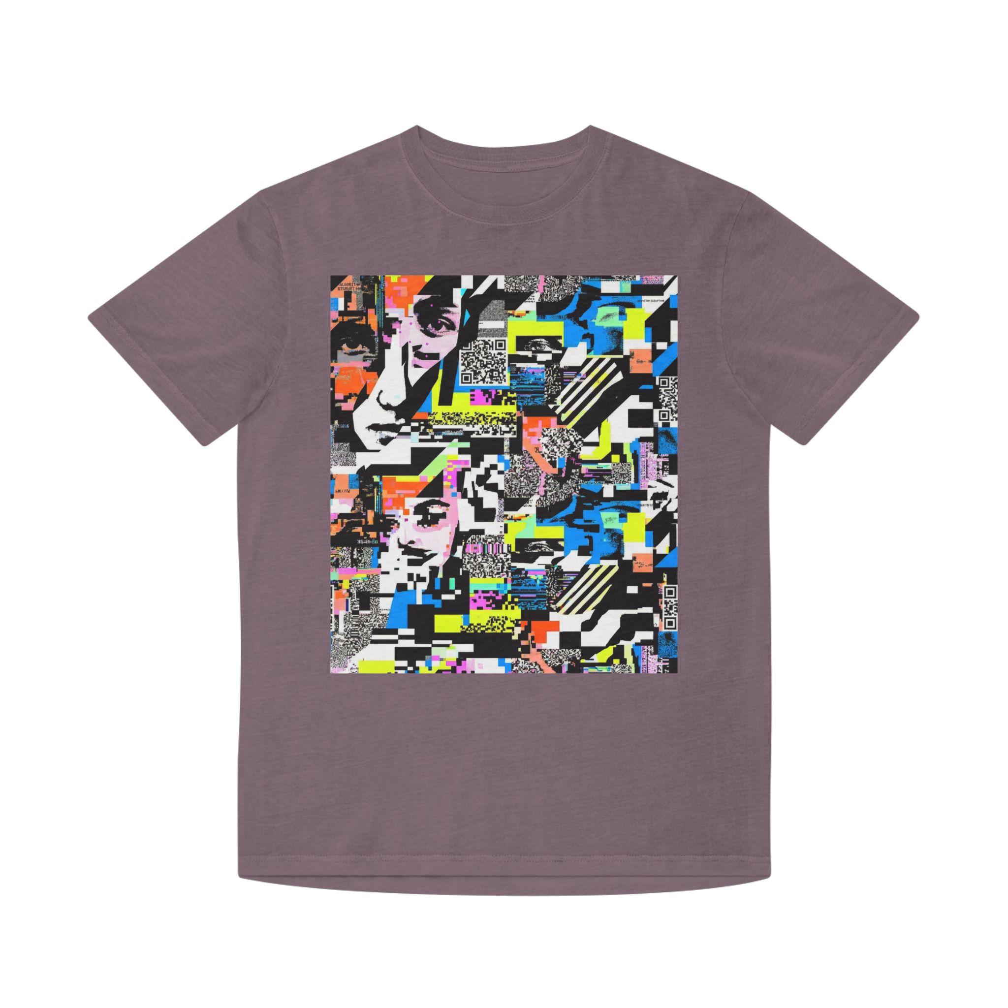 Graphic Tee — Retro Glitch Collage Art Shirt - Image 9