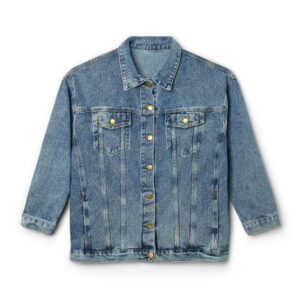 Denim Jacket — "You Are Not Alone" Inspirational Women's Jean Jacket